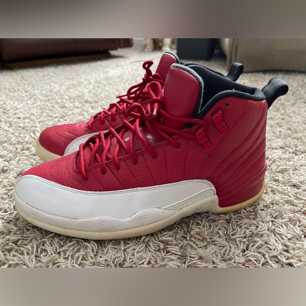 Jordan 12 Retro Gym Red Nike Air Jordan 2016 Size 9 130690-600 Red White